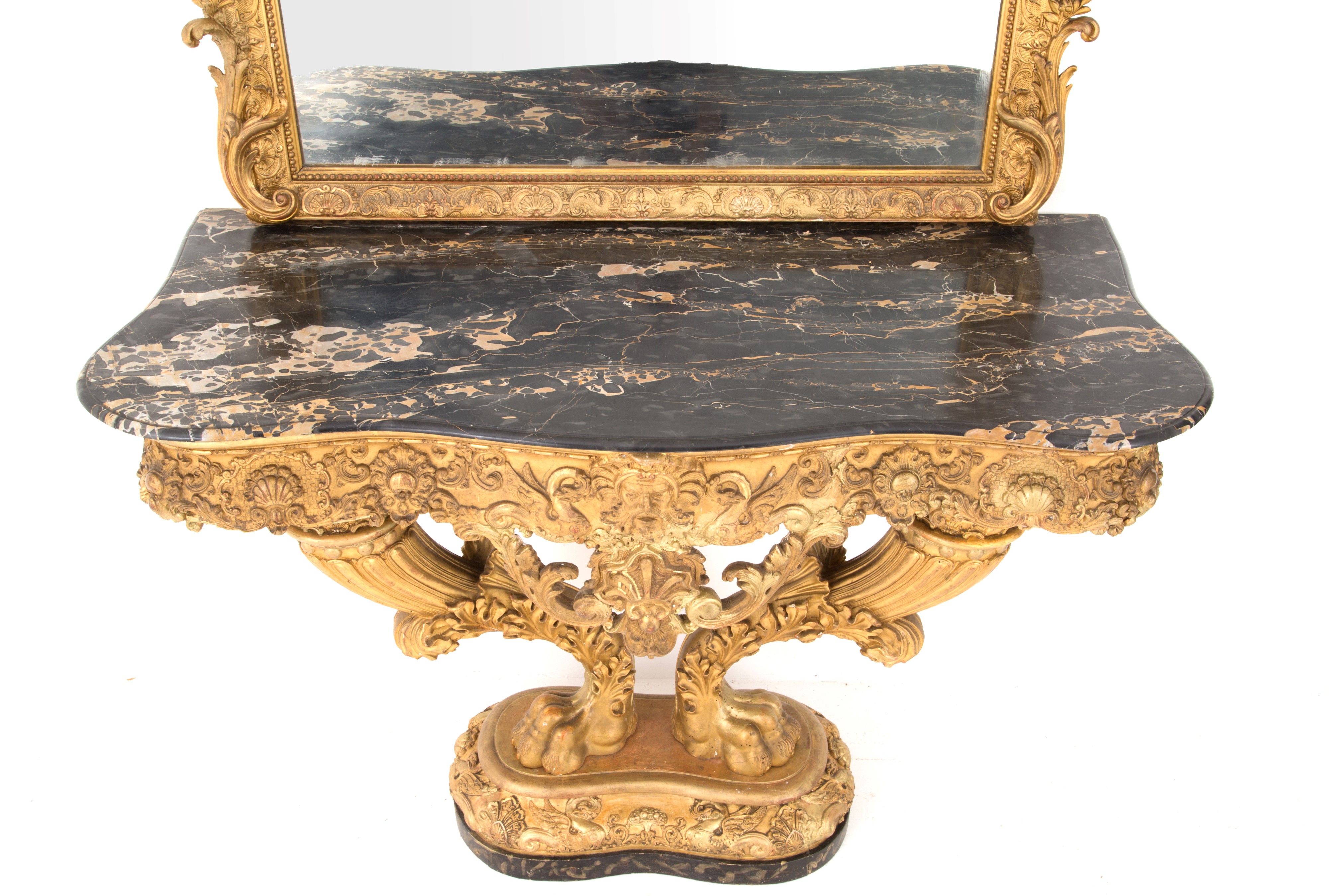 Consolle con specchiera