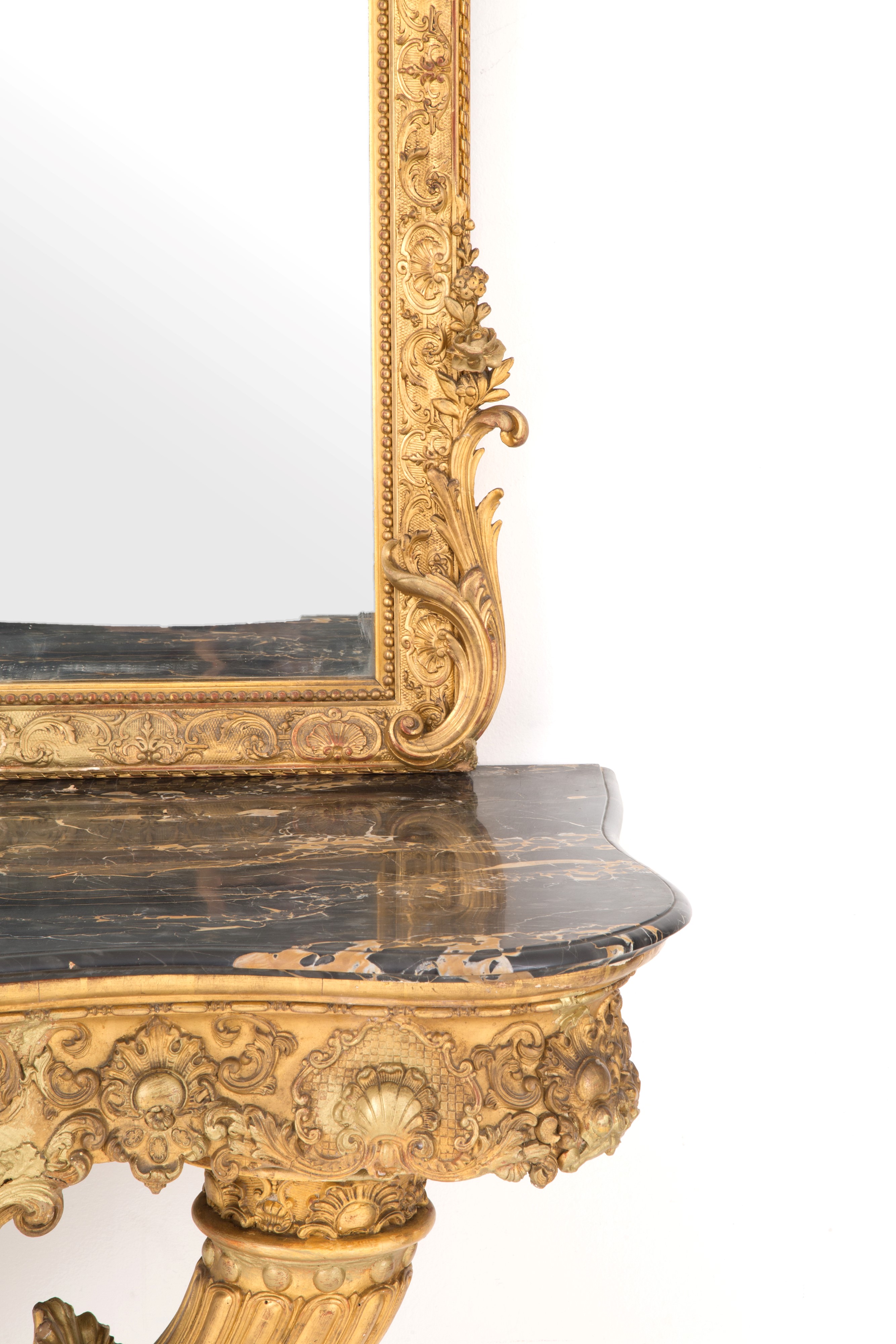 Consolle con specchiera