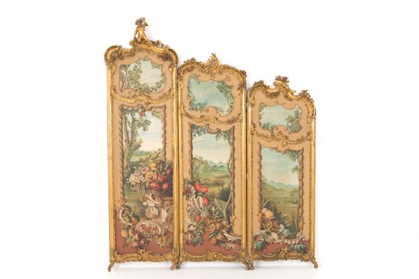 Wooden screen