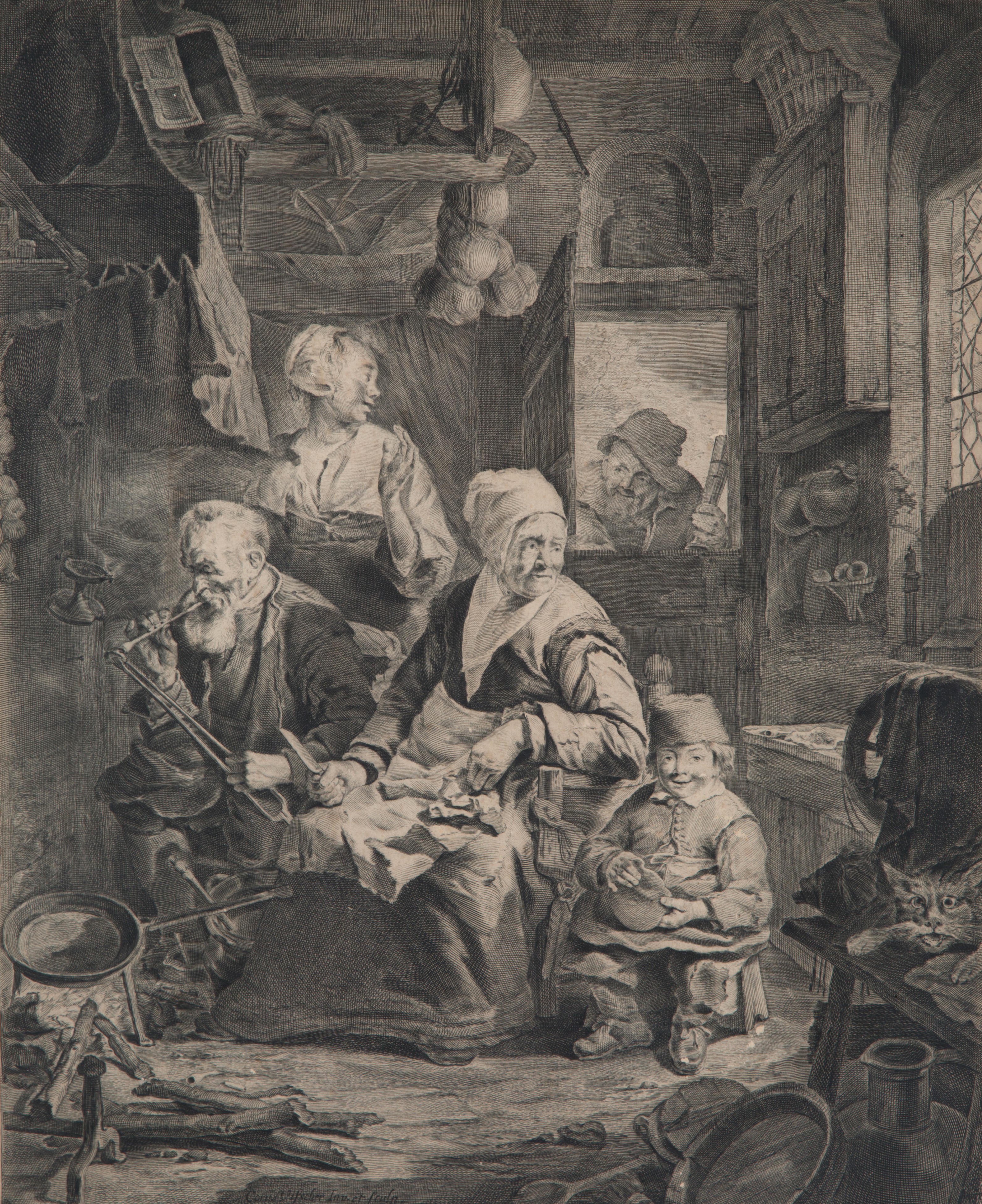 Incisione "IL FABBRICANTE DI FRITTELLE"