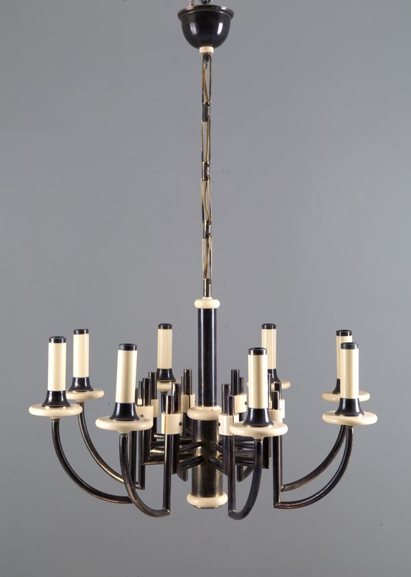 Lampadario otto luci. BF ART