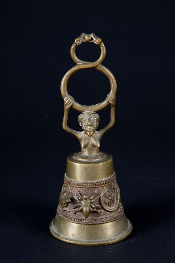 Bell in cast bronze
