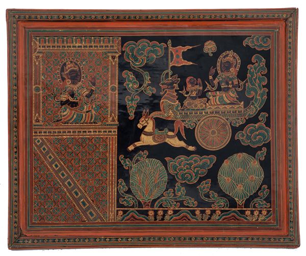 Lacquer panel