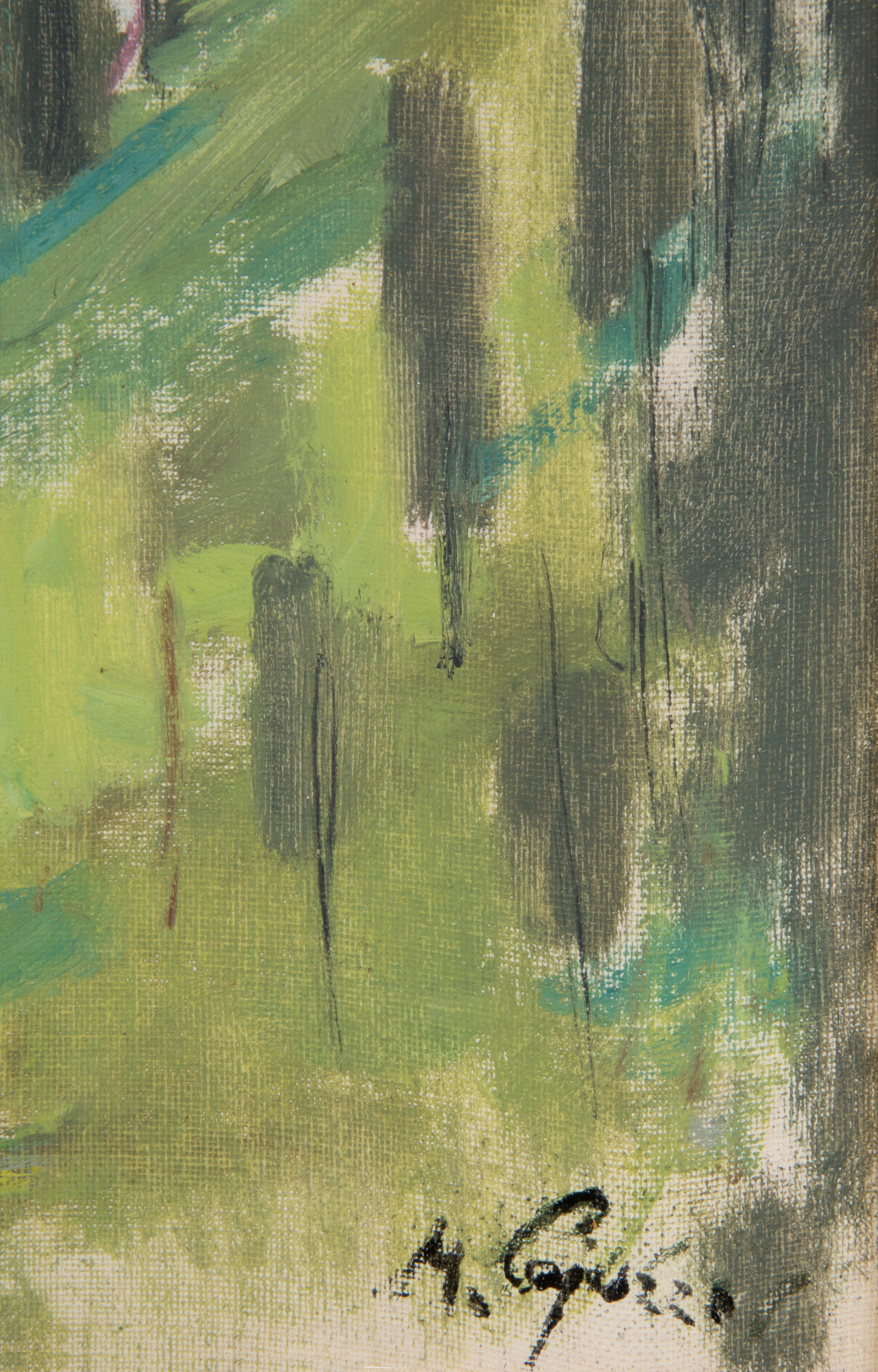 Mario Capuzzo - Dipinto "bosco di Montagna"