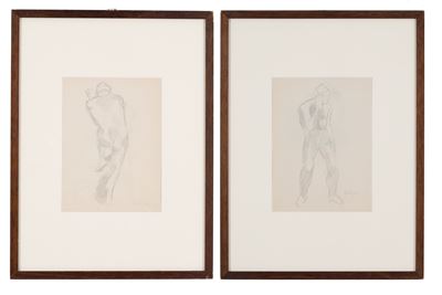 Due Disegno "studio per Personaggi Teatrali"