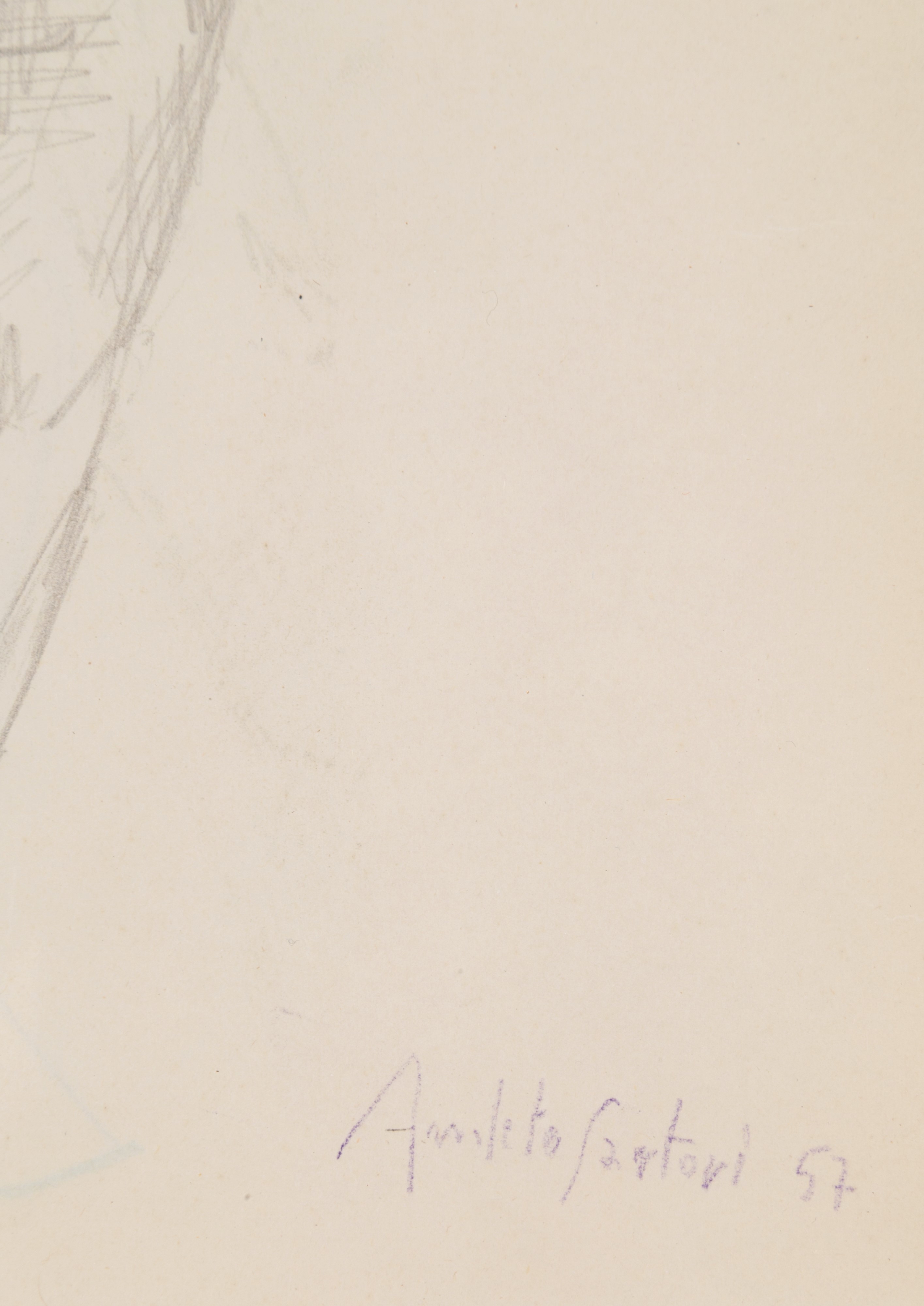 Amleto Sartori - Due Disegno "studio per Personaggi Teatrali"