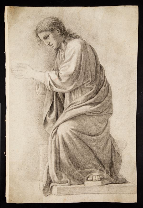 GIACOMO TRECOURT - Disegno "SAN GIOVANNI EVANGELISTA"