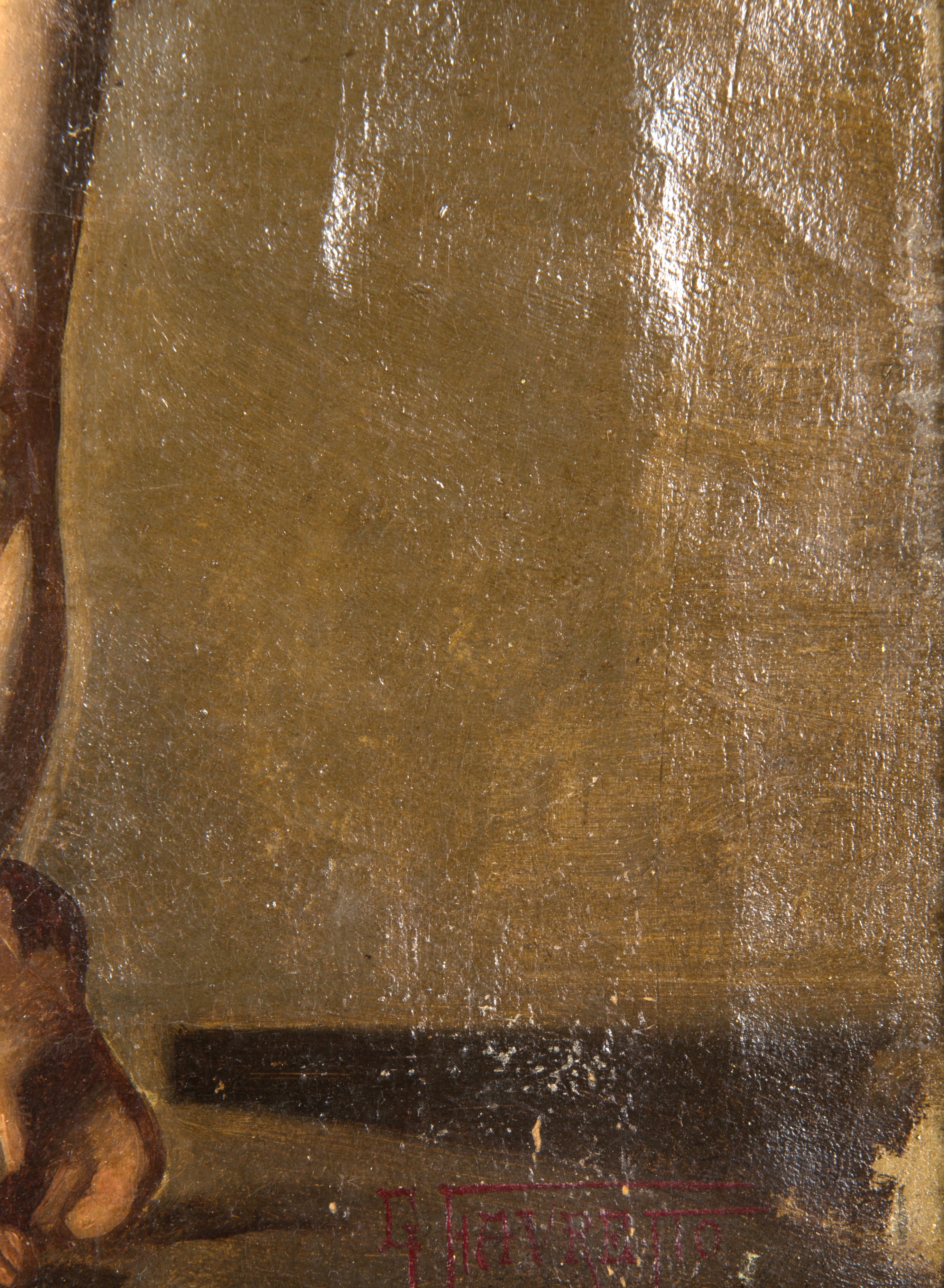 Giacomo Favretto - Dipinto "nudo Maschile"