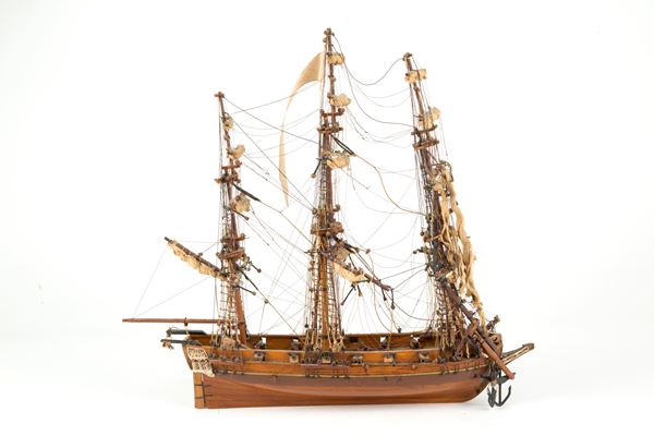 Small sailing ship