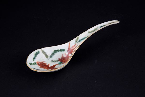 Porcelain spoon