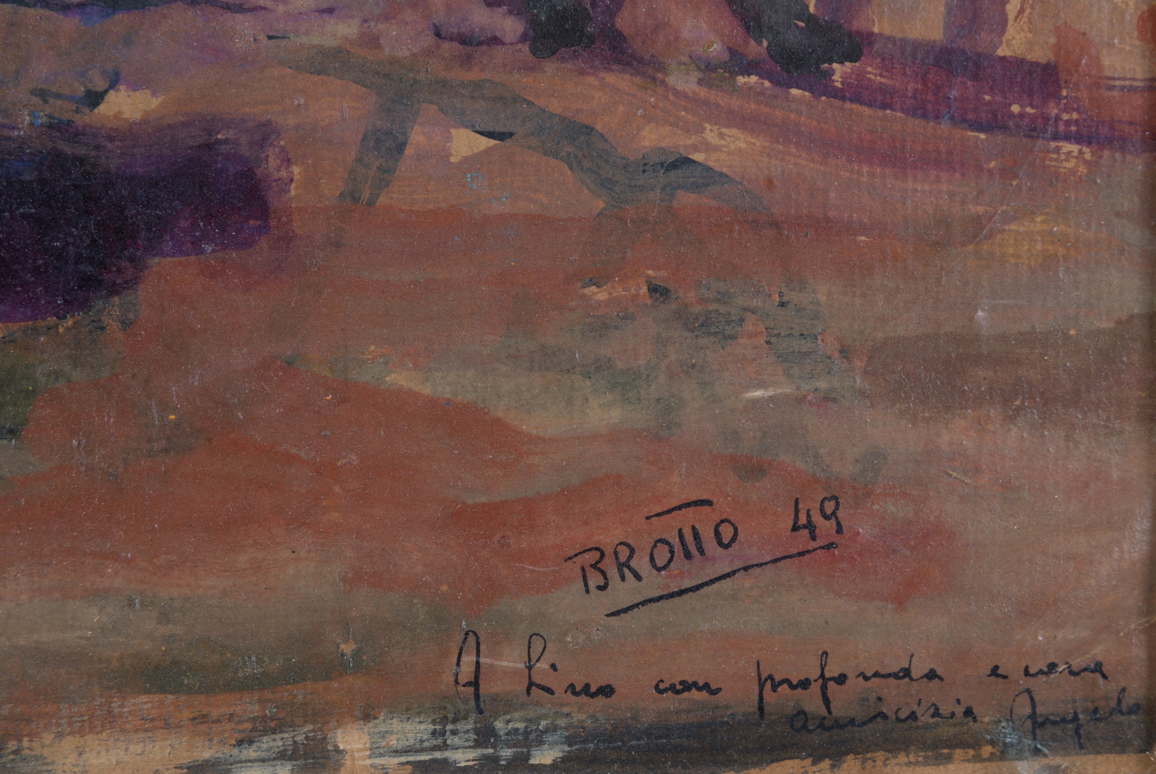 Angelo Brotto - Dipinto "paesaggio"