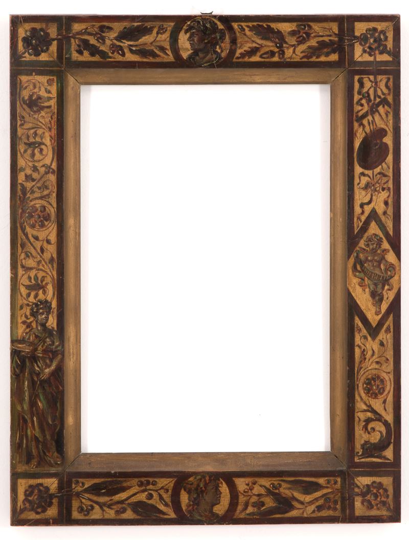 Cornice in Legno Dipinto