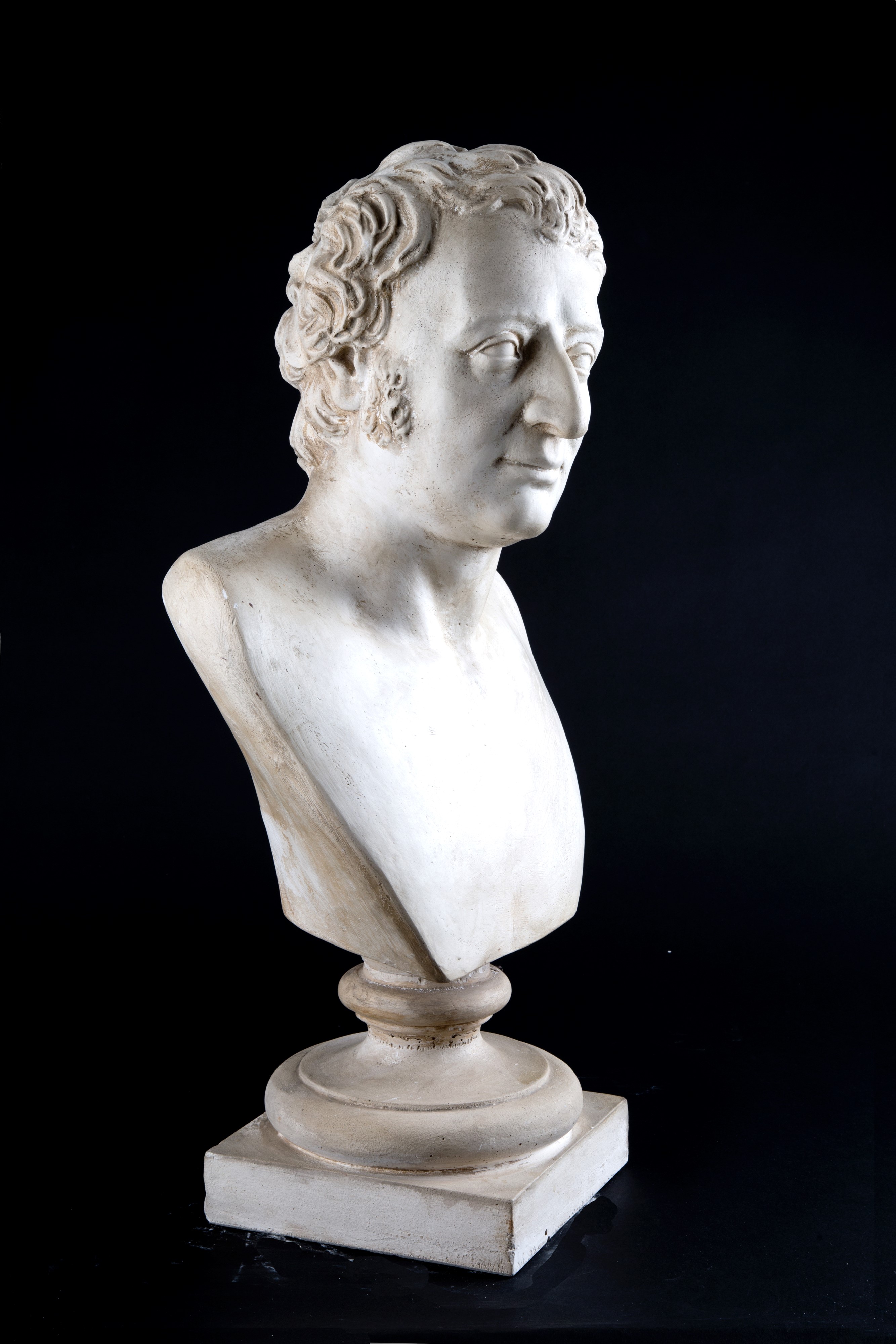 Scultura in Gesso "testa Virile"