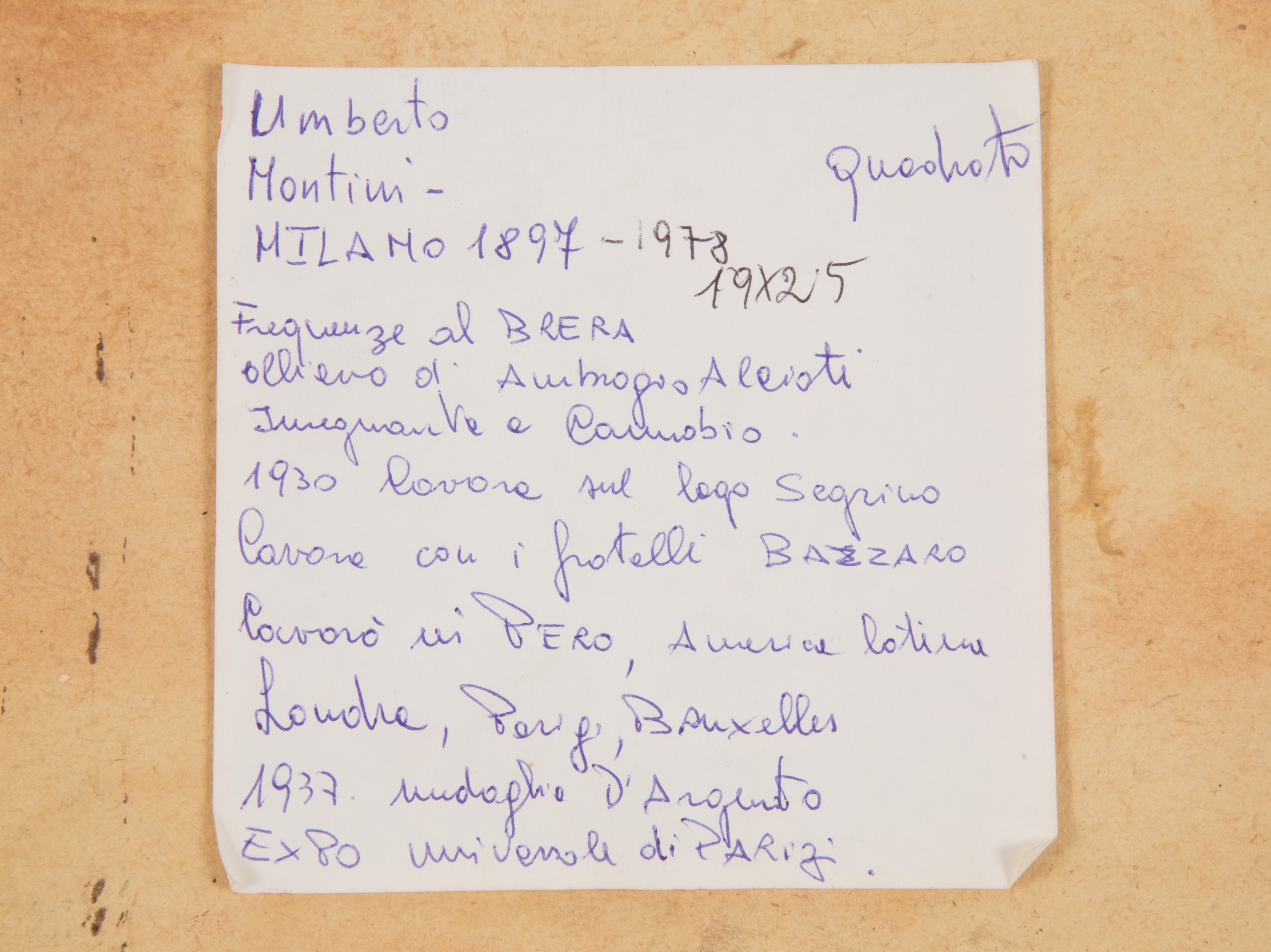 Umberto Montini - Dipinto "natura Morta"