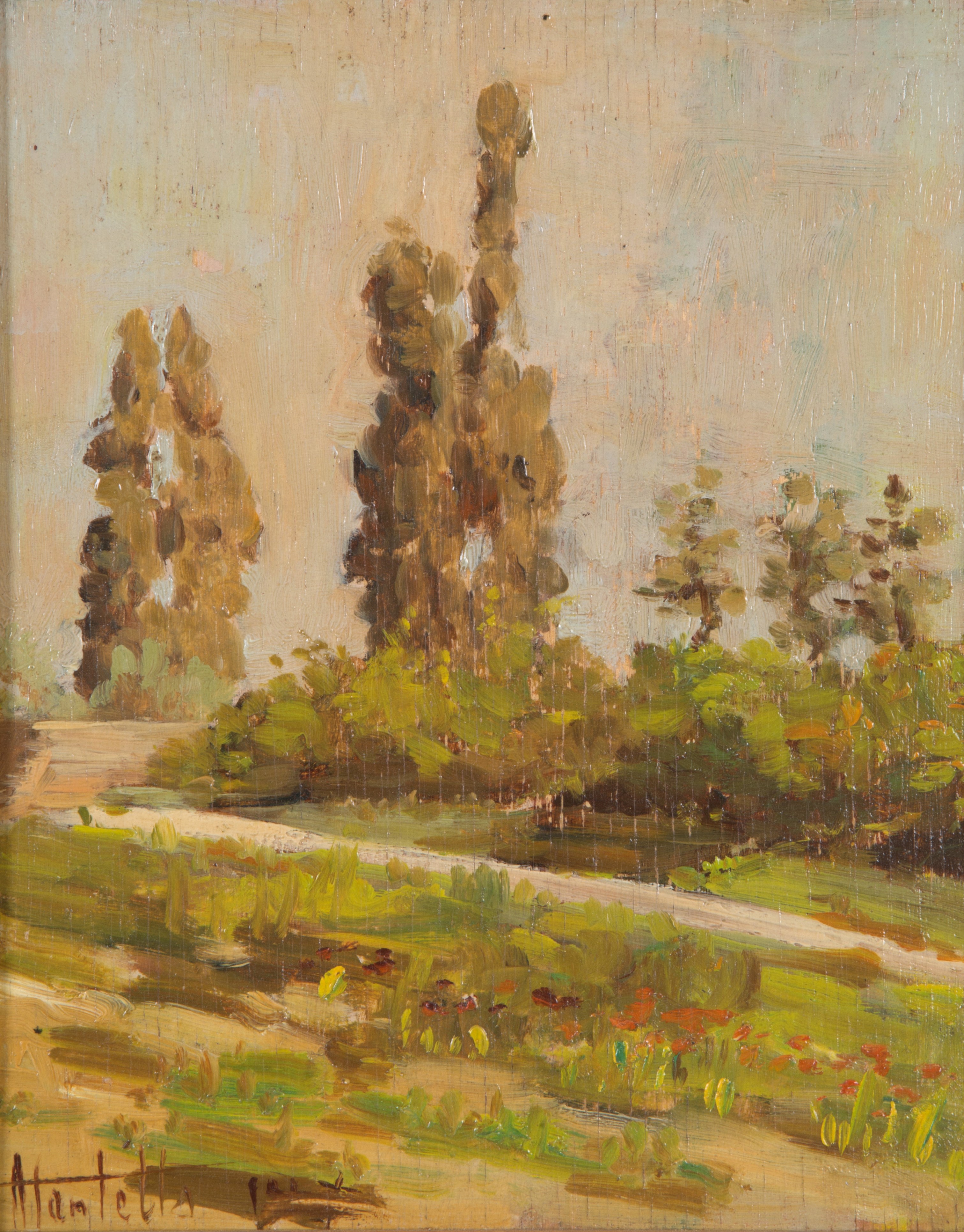 Ugo Martelli - Dipinto "paesaggio"