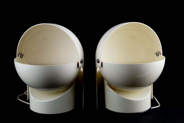 GAE AULENTI - Coppia di lampade Pileino per ARTEMIDE