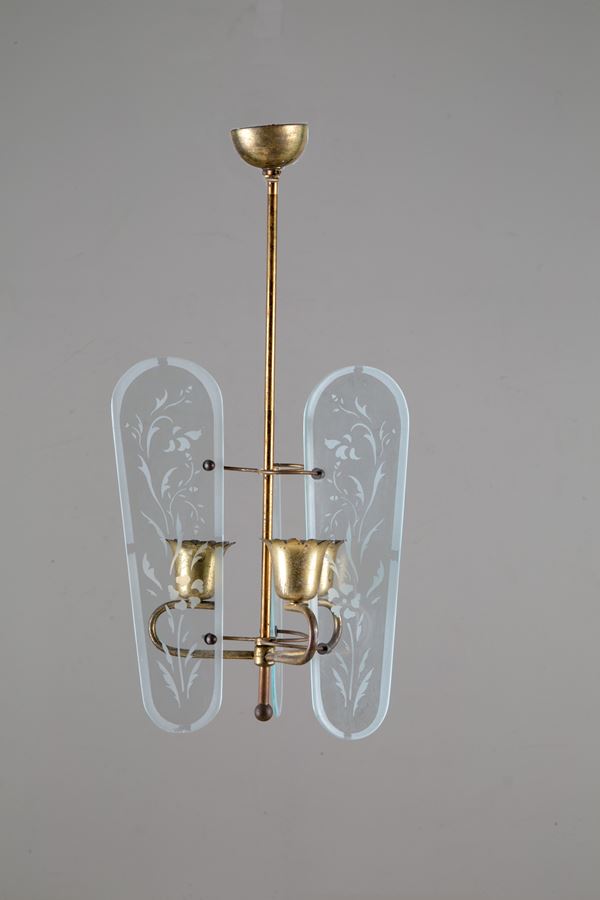 Lampadario tre luci
