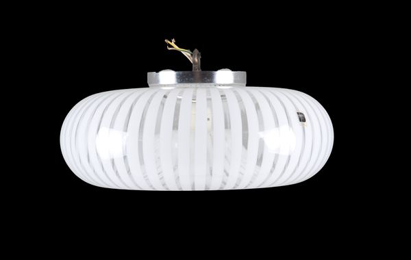 Blown glass ceiling light. i3