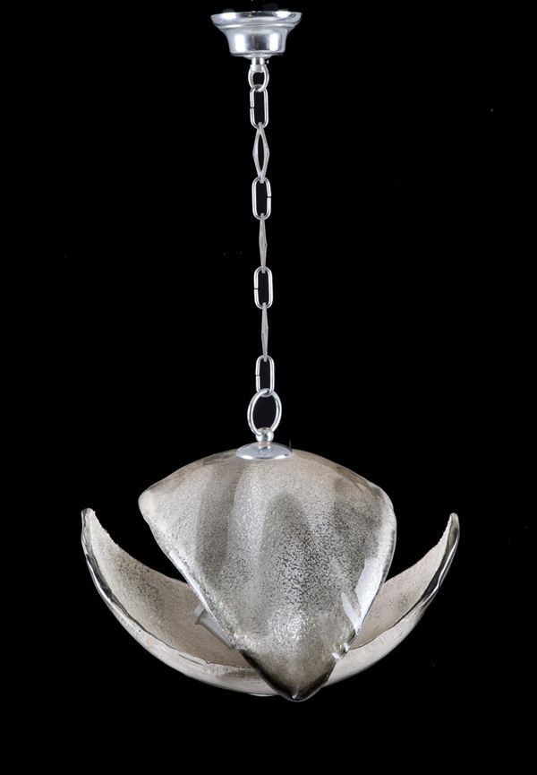 Two-leaf chandelier. MAZZEGA (Attr.)
