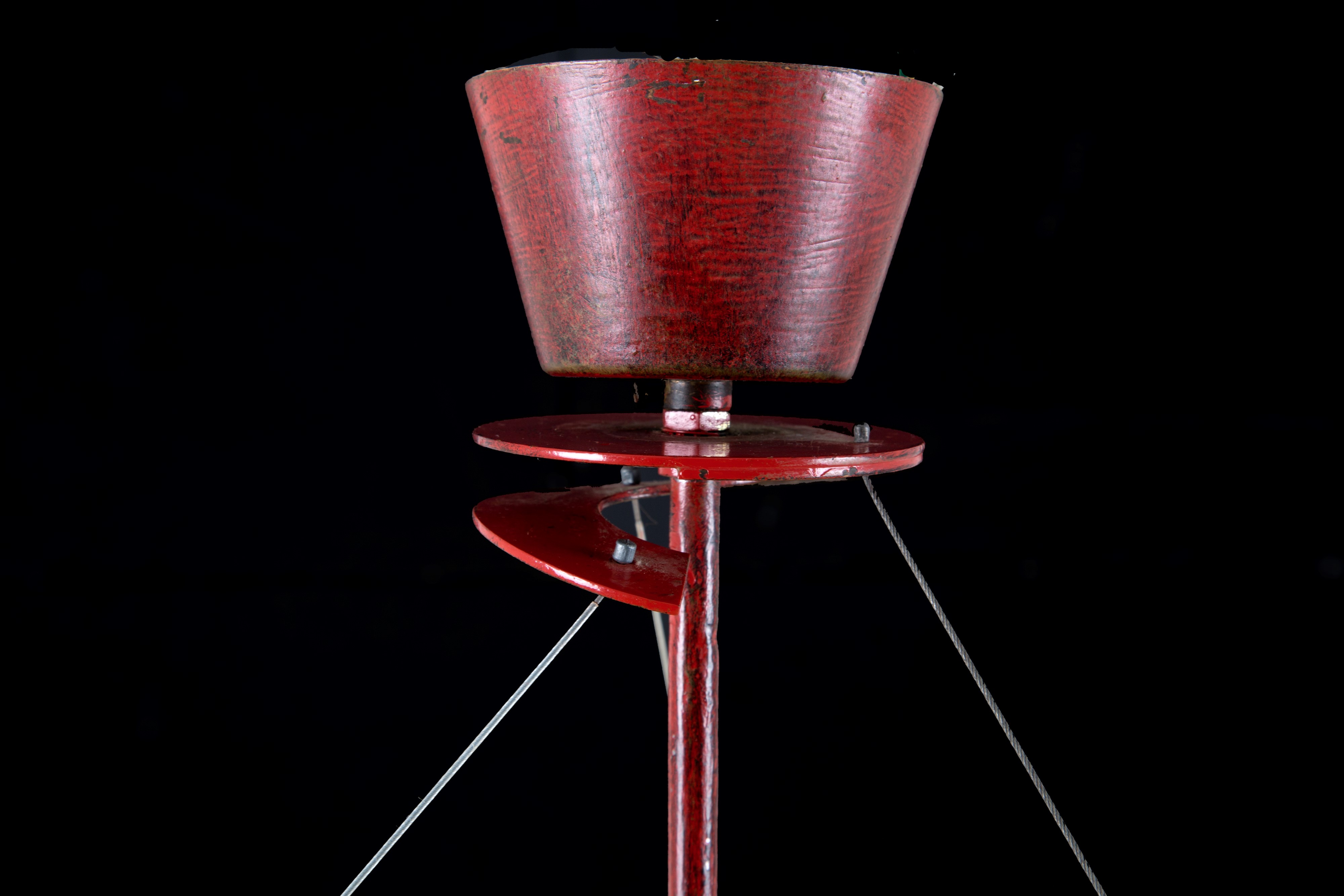 Lampadario con Grande Coppa. Barbini, Murano
