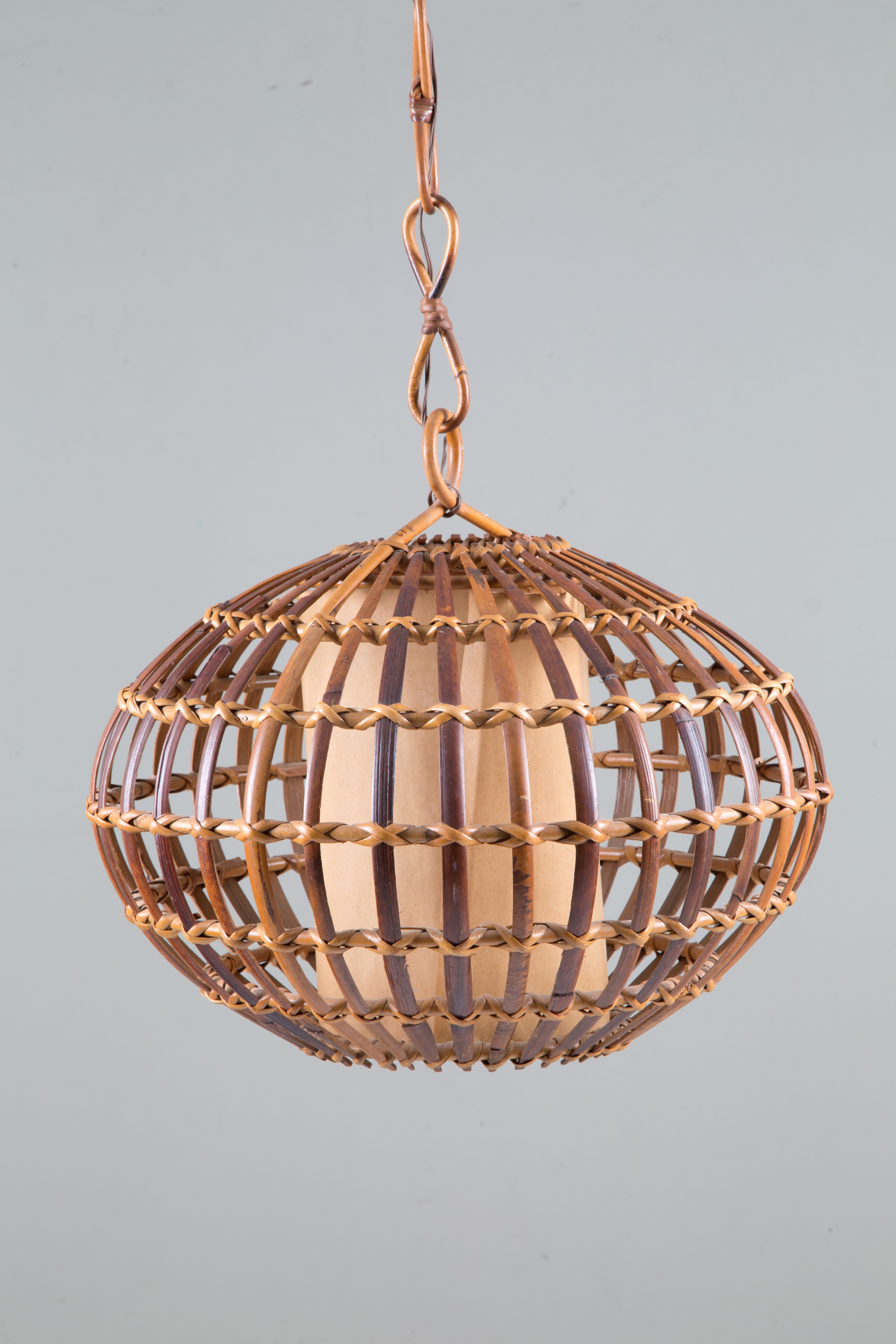 Lampadario in Rattan