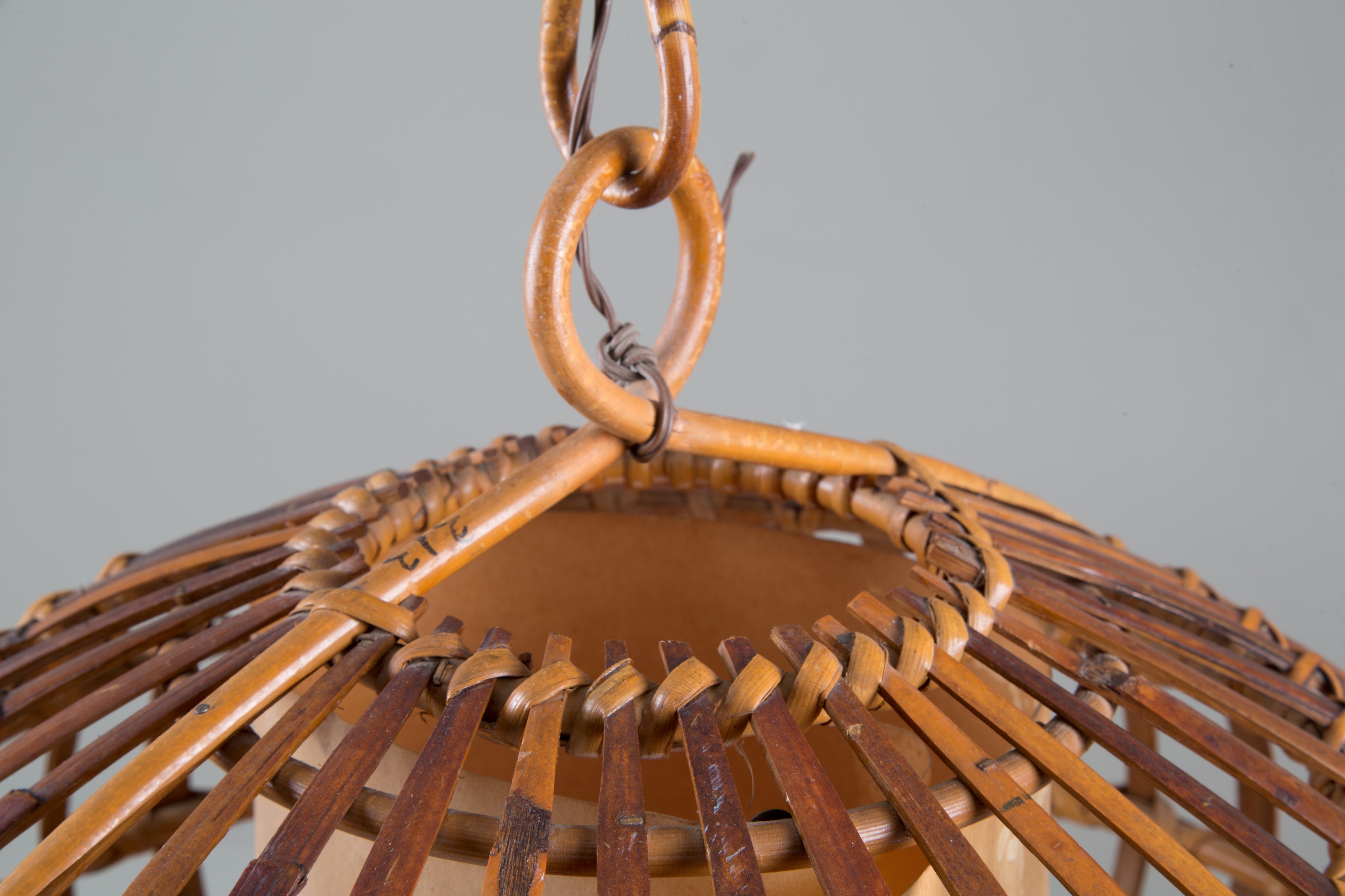 Lampadario in Rattan