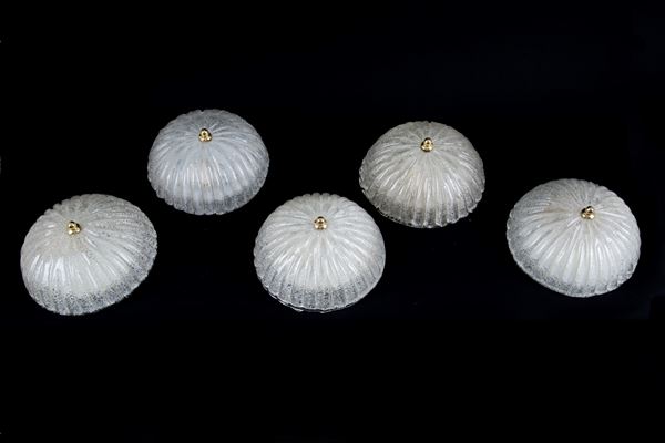 Five wall lights. VISTOSI