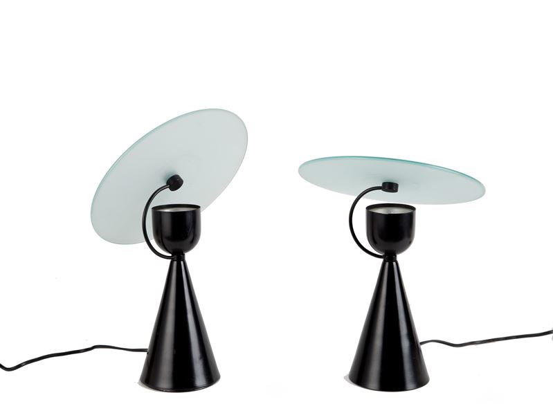 Gastone Rinaldi - Coppia di Lampade a Cono