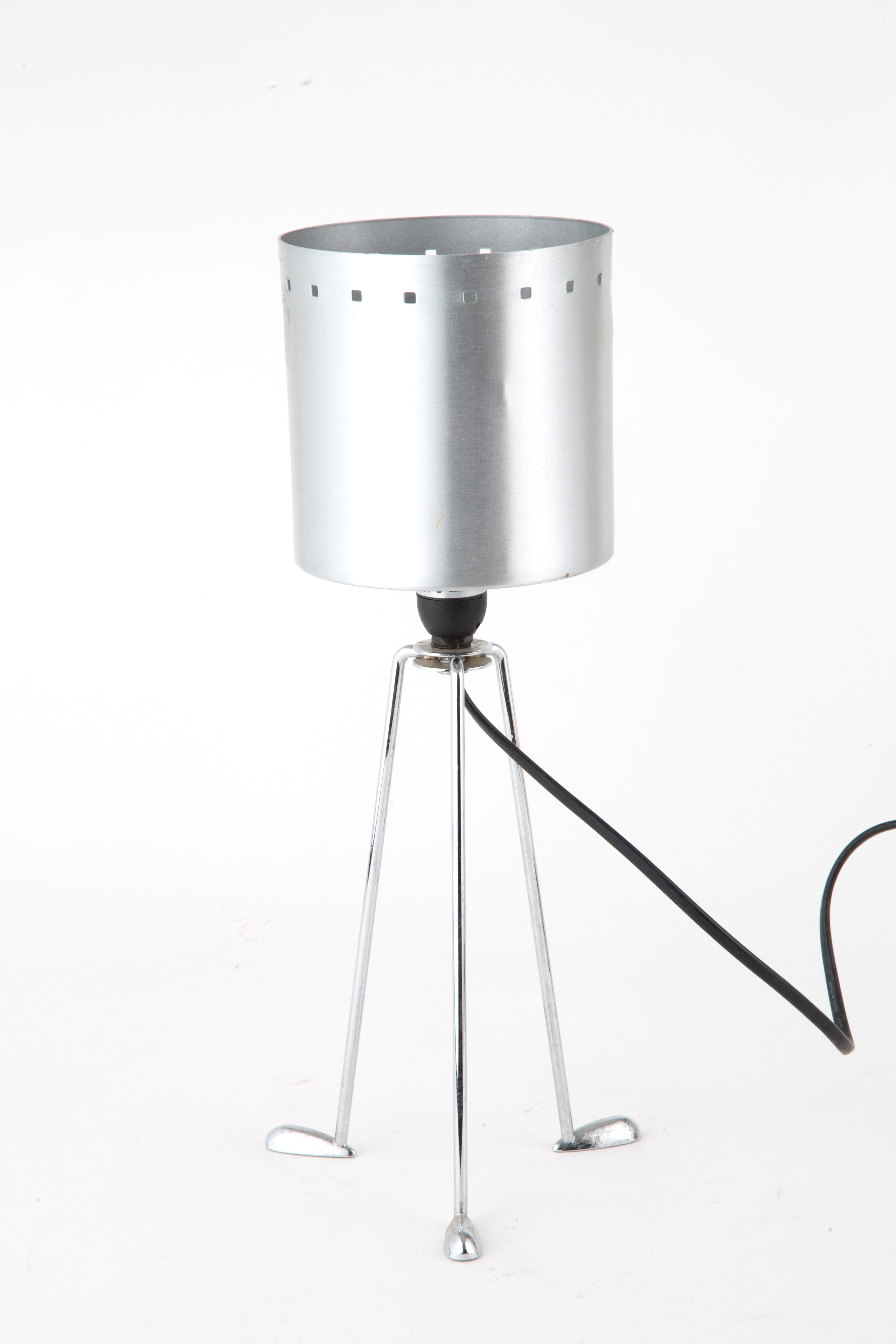 Lampada da Tavolo in Alluminio Satinato