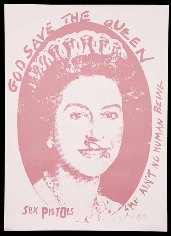 JAMIE REID - Litografia "GOD SAVE THE QUEEN"