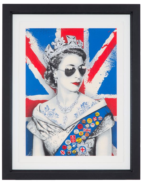 THIERRY GUETTA MR. BRAINWASH - Litografia "QUEEN OF HEARTS"