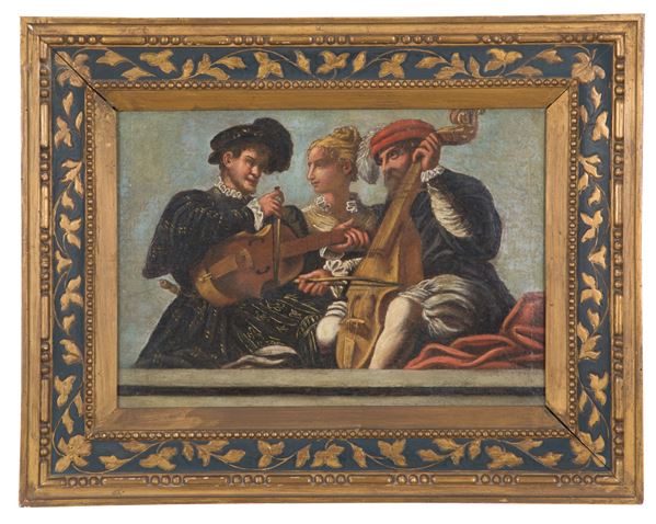 Dipinto "MUSICANTI"
