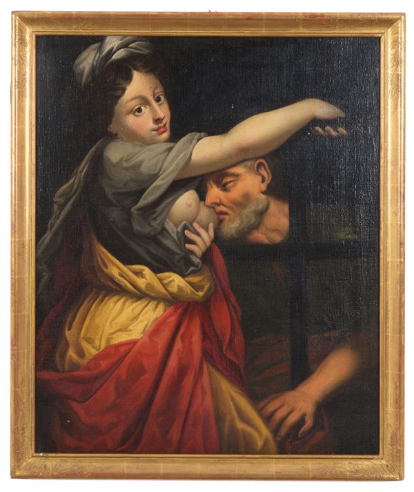 Dipinto "LA CARITA' ROMANA".
