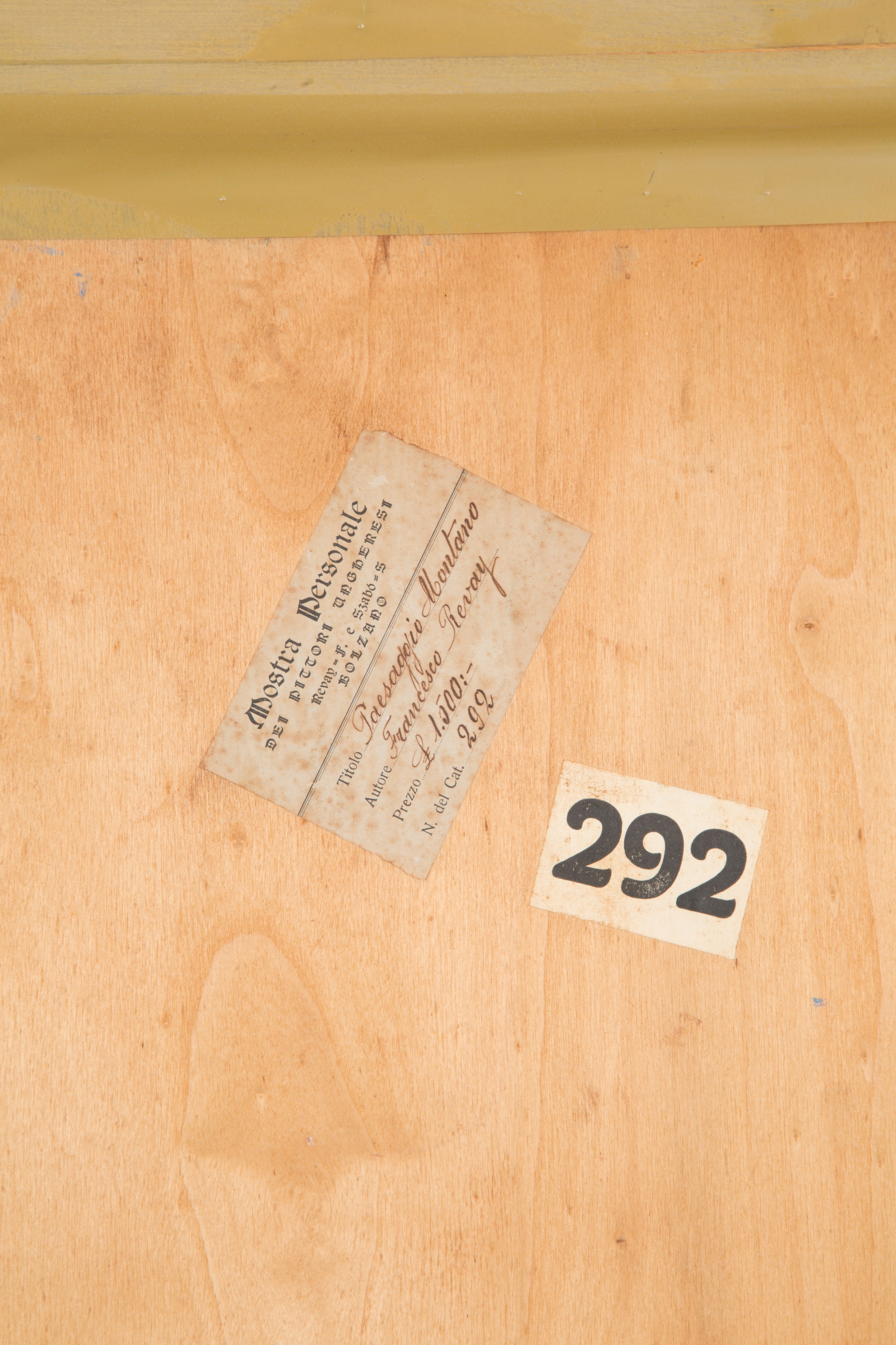 Dipinto "PAESAGGIO MONTANO"