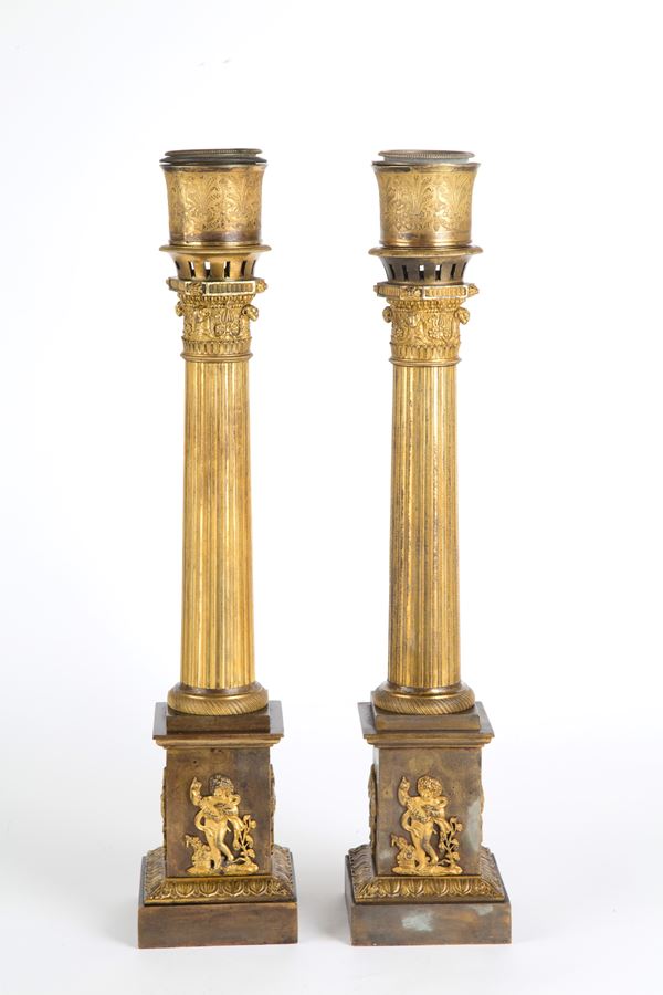 Coppia di candelabri