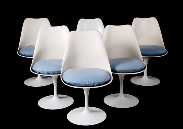 EERO SAARINEN - Six TULIP model chairs