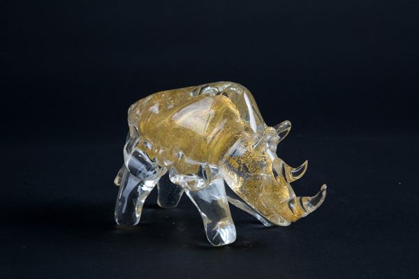 ARCHIMEDE SEGUSO - Sculpture "RHINO"
