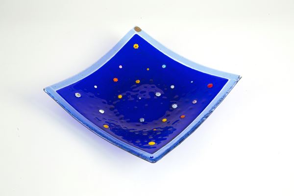 Blue centerpiece