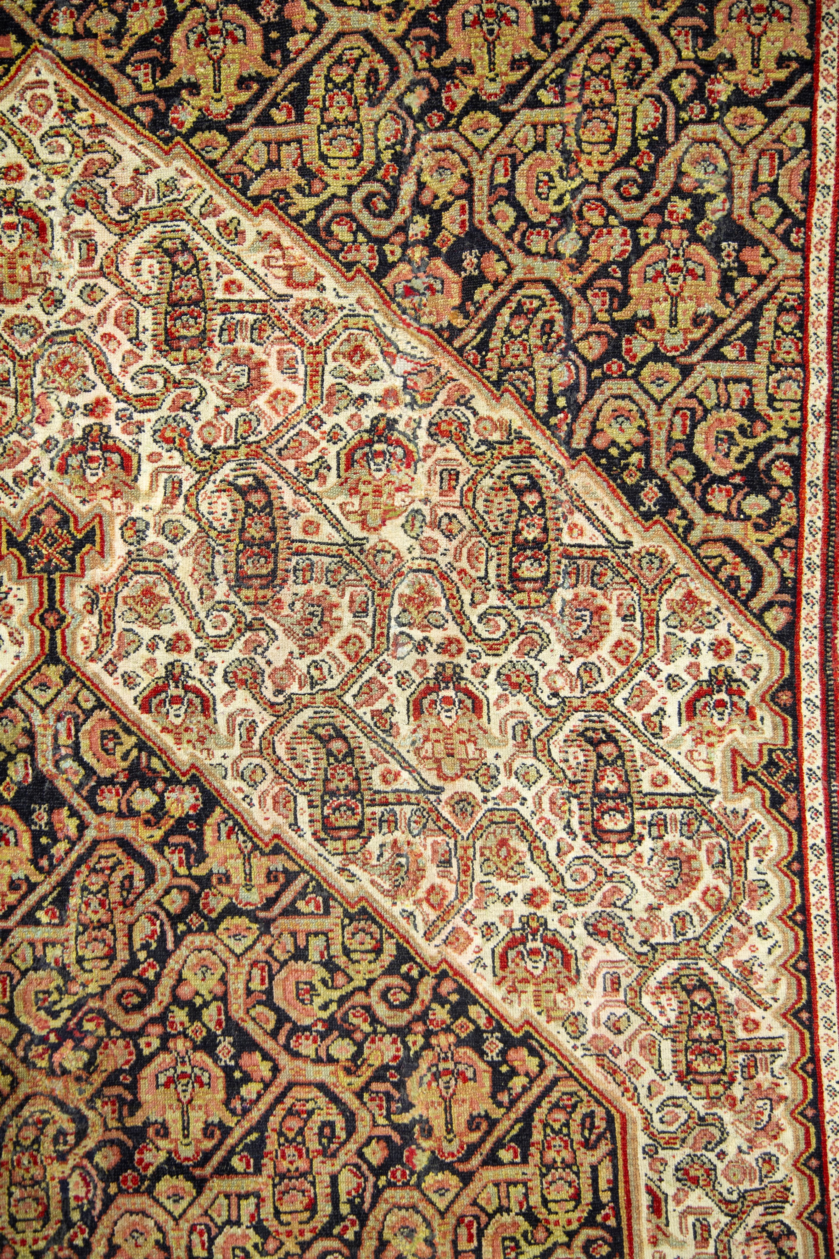 Tappeto Senneh Sette Colori. Persia