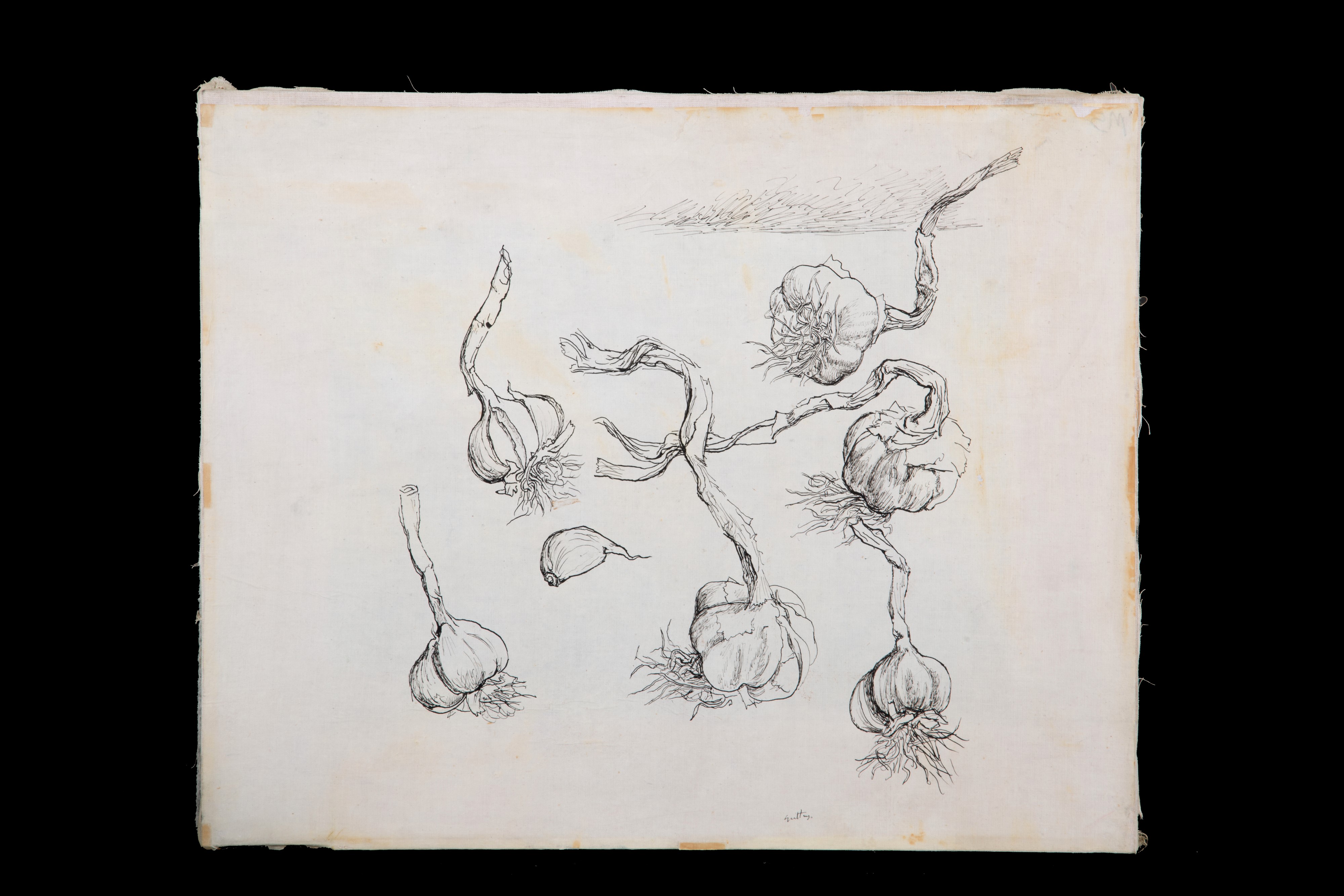 Renato Guttuso - Disegno a China su Carta "agli"