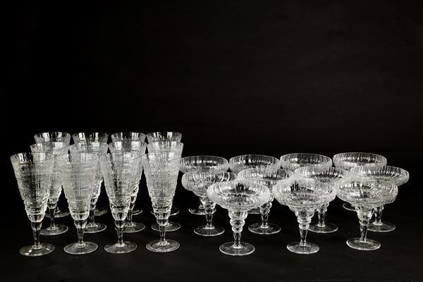 Undici coppe e dodici bicchieri. ROSENTHAL