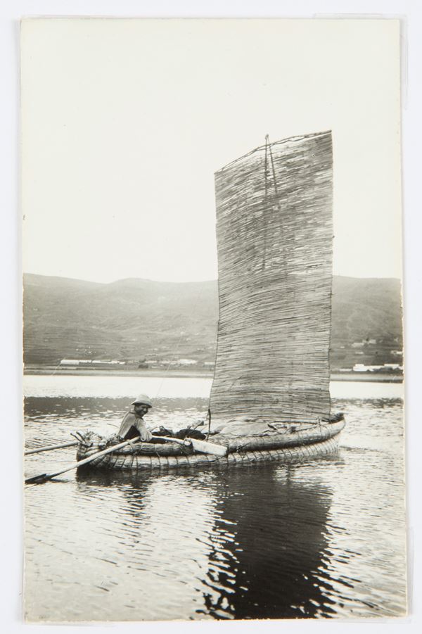 MARTIN CHAMBI - "TIPICA IMBARCAZIONE DEL LAGO TITICACA, PUNO"