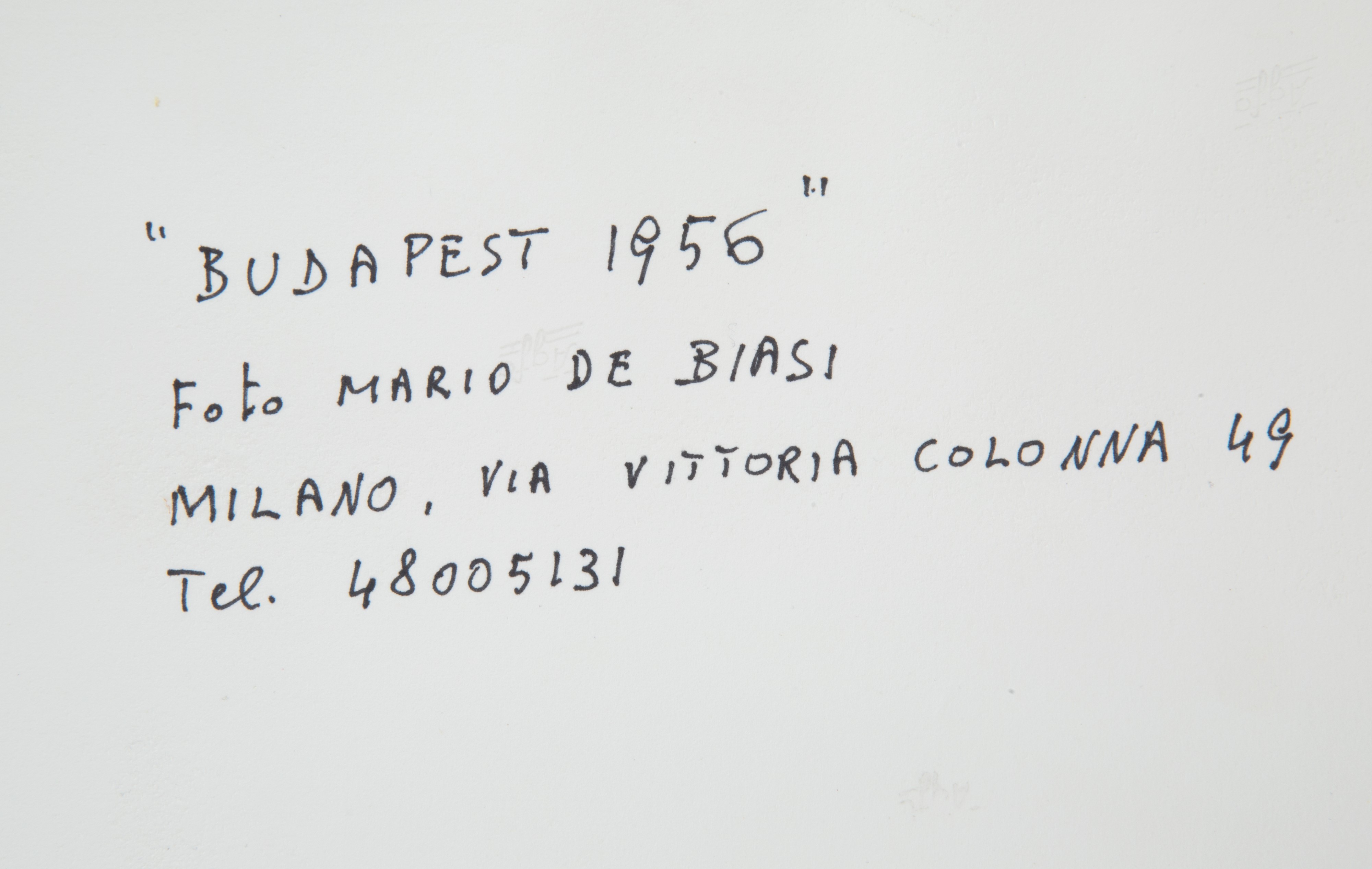 Mario De Biasi - "budapest 1956"