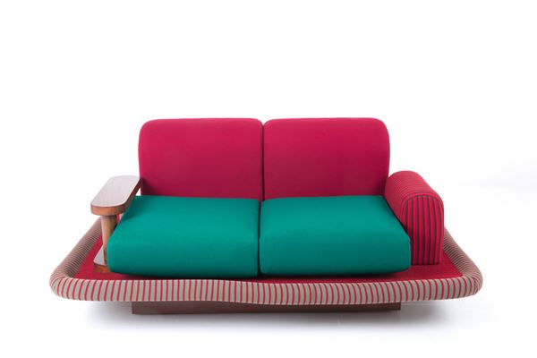 ETTORE SOTTSASS - Divano Tappeto Volante per BEDDING BREVETTI