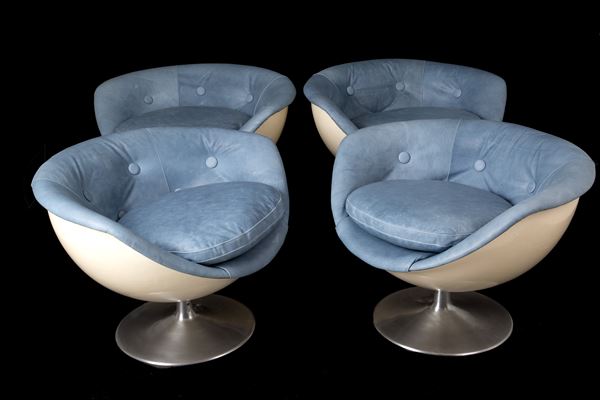 GASTONE RINALDI - Quattro poltroncine P180 per RIMA