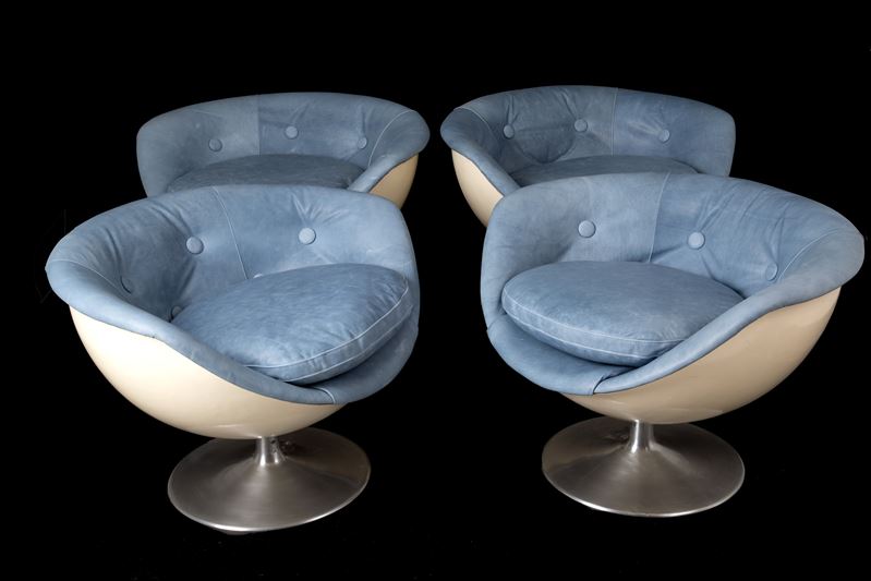 Gastone Rinaldi - Quattro Poltroncine P180 per Rima
