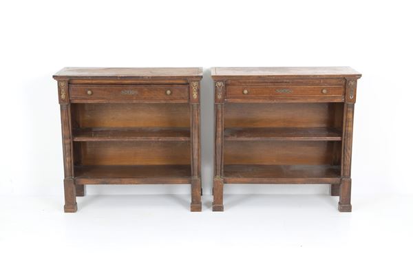 Pair of small bookcases