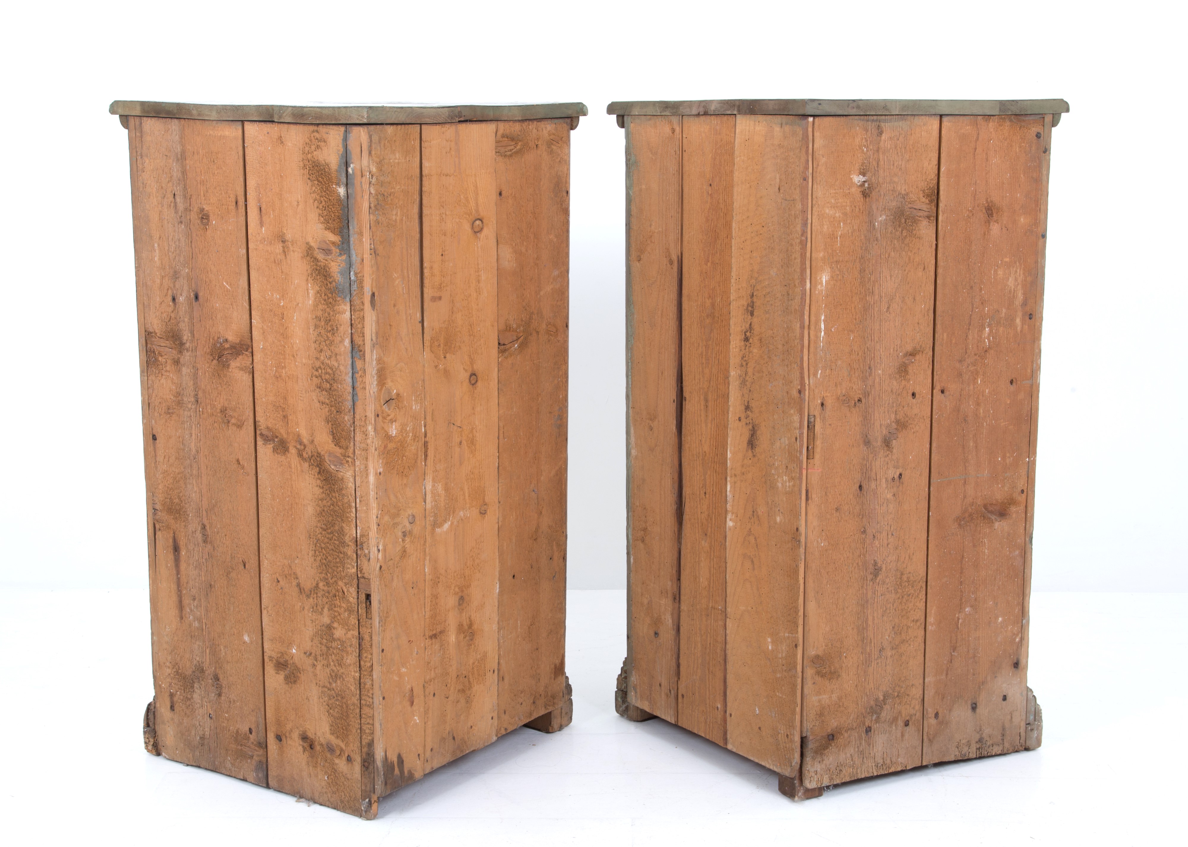 Coppia di cantonali laccati