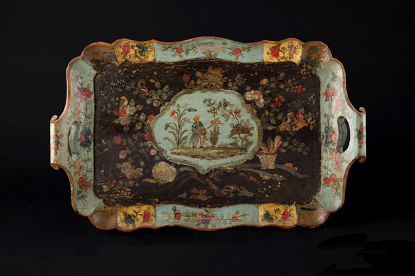 Lacquered tray