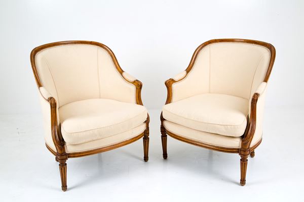 Pair of tub armchairs